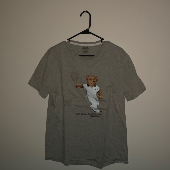 polo bear tennis t shirt